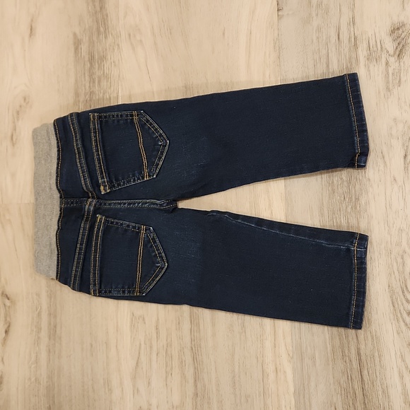 Cat & Jack jeans with elastic waist size 18 months like new - Picture 2 of 3